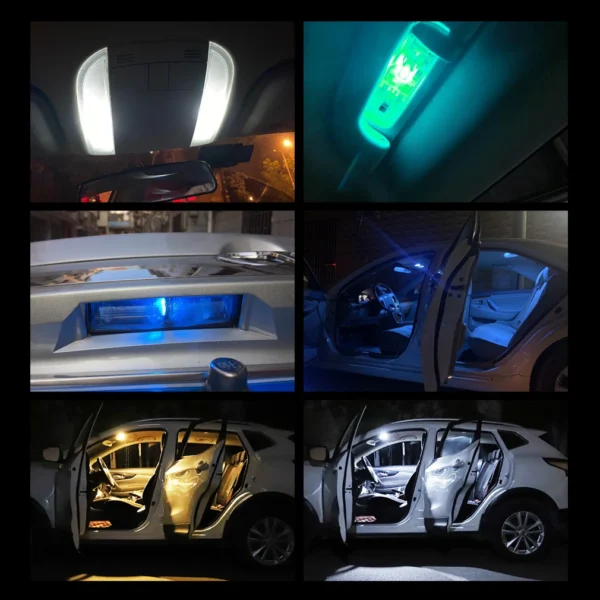 10Pcs T10 W5W LED Bulb WY5W 168 194 LED Car Interior Dome Lights Wedge Parking License Plate Lamp Auto 12V White Red Yellow Blue - Image 6