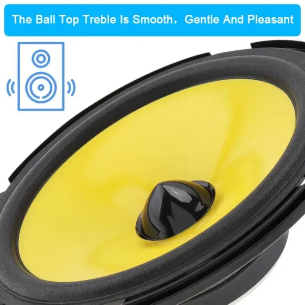 2pcs 4 / 5 / 6 Inch 600W Car Audio Speaker Universal Heavy Mid-bass Ultra-thin Modified Speaker Non-destructive Installation - Image 5