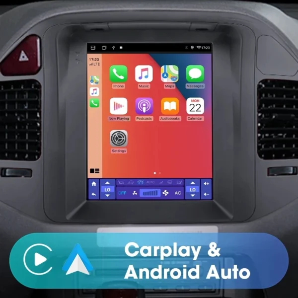 2Din Car Radio Android 13 for Mitsubishi Pajero V60 68 V73 1999-2006 Speaker Stereo Navigation Carplay DVD Multimedia Head Unit - Image 3