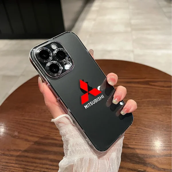 Luxury Clear Phone Case for IPhone 11 12 13 14 Pro Max XR X XS SE 7 8 Plus For Mitsubishi Lancer 9 Ex Evo ASX L200 Colt Pajero - Image 4