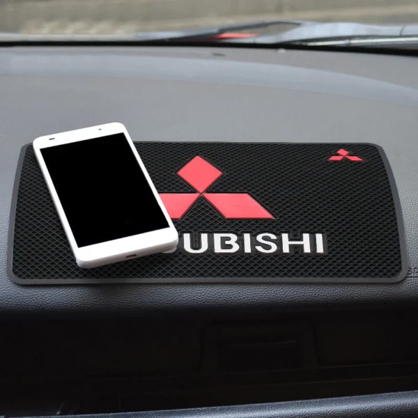 PVC Car Anti-Slip Mat Dashboard Sticky Non-Slip Pad For Mitsubishi Outlander Lancer 9 10 EX ASX Pajero L200 RALLIART Accessories