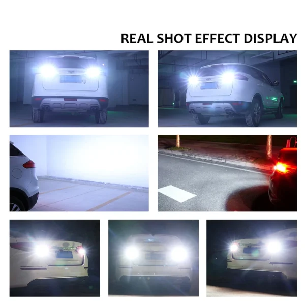 2pcs Super Bright W16W T15 921 LED Bulbs Canbus Car Light High Power 3030SMD No Error For Tail Signal Lamp Backup Reserve Lights - Image 6