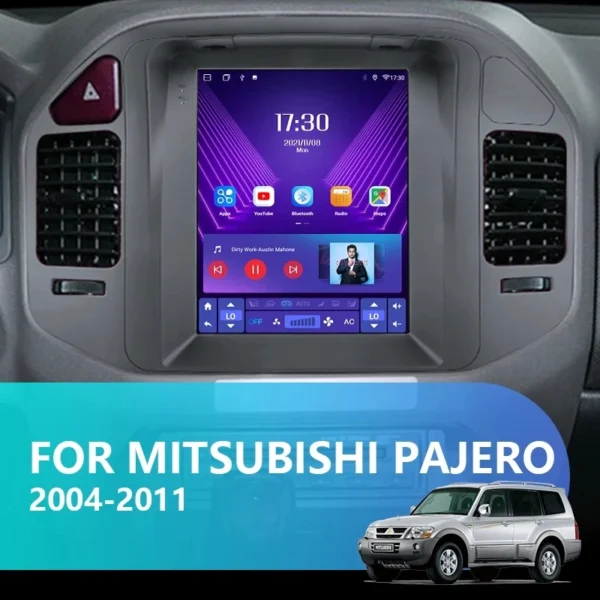 2Din Car Radio Android 13 for Mitsubishi Pajero V60 68 V73 1999-2006 Speaker Stereo Navigation Carplay DVD Multimedia Head Unit - Image 2