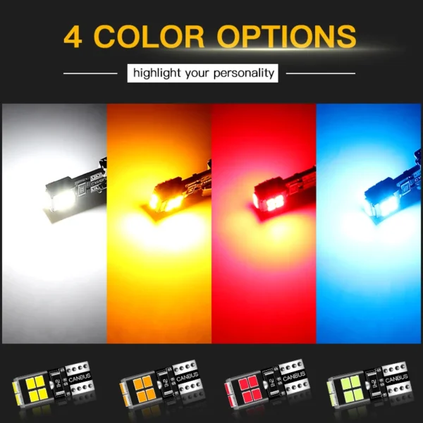 2pcs LED License Plate Light W5W T10 CANbus For Mitsubishi Pajero V80 V93 V97 V98 2007-2020 2008 2009 2010 2011 2012 2013 2014 - Image 4