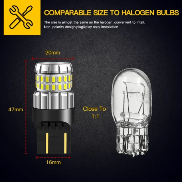 2x LED Reverse Light Accessories Backup Lamp For Mitsubishi Pajero V80 V93 V97 V98 2007-2020 2008 2009 2011 2012 2015 2016 2017 - Image 4