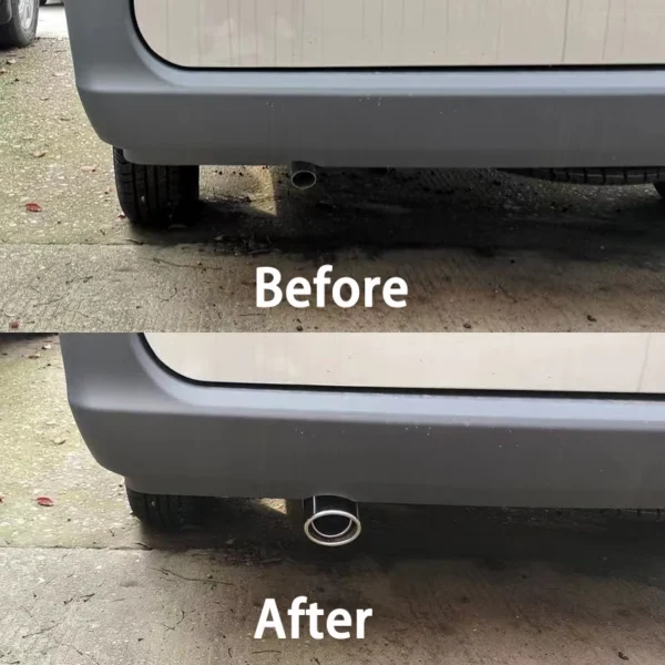Exhaust Pipe Tip Car Auto Muffler Steel Stainless Trim Tail Tube Auto Replacement Parts Exhaust Systems Mufflers Vehicle - Image 2