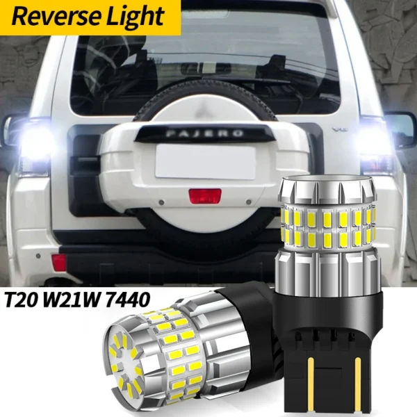 2x LED Reverse Light Accessories Backup Lamp For Mitsubishi Pajero V80 V93 V97 V98 2007-2020 2008 2009 2011 2012 2015 2016 2017