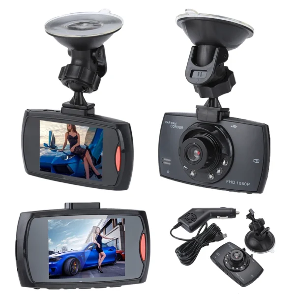 G30 Car DVR Dash Cam Full HD 1080P 140 Degree Dashcam Driving Recorder Cycle Recording Night Vision Wide Angle Video Camera - Image 3